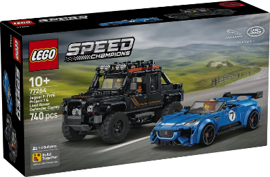 Lego Speed Champions Jaguar Project 7 & Land Rover Defender 77264