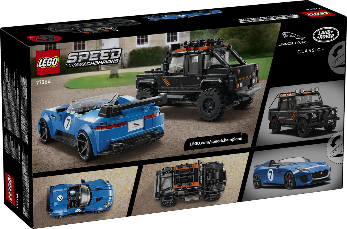 Lego Speed Champions Jaguar Project 7 & Land Rover Defender 77264