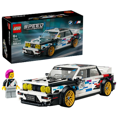 Lego Speed Champions Bmw M3 (E30) Toy Car Kit 77263