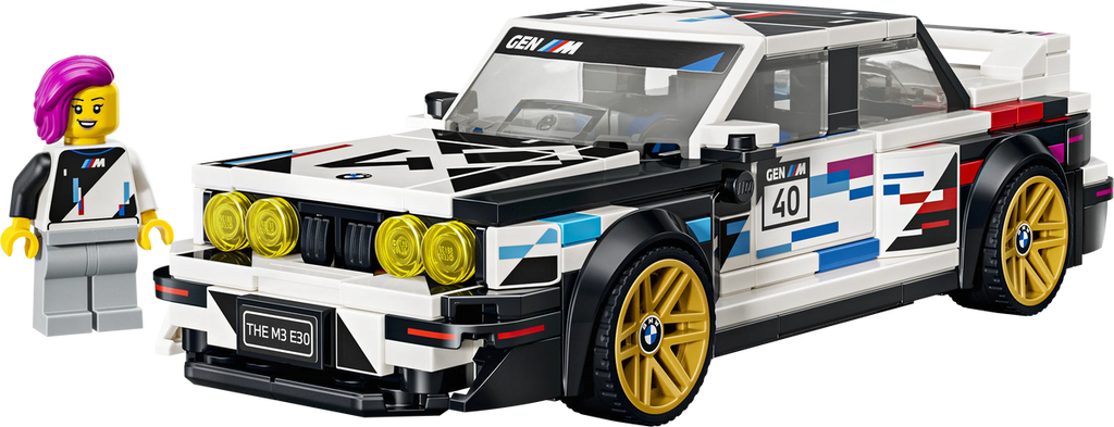 Lego Speed Champions Bmw M3 (E30) Toy Car Kit 77263