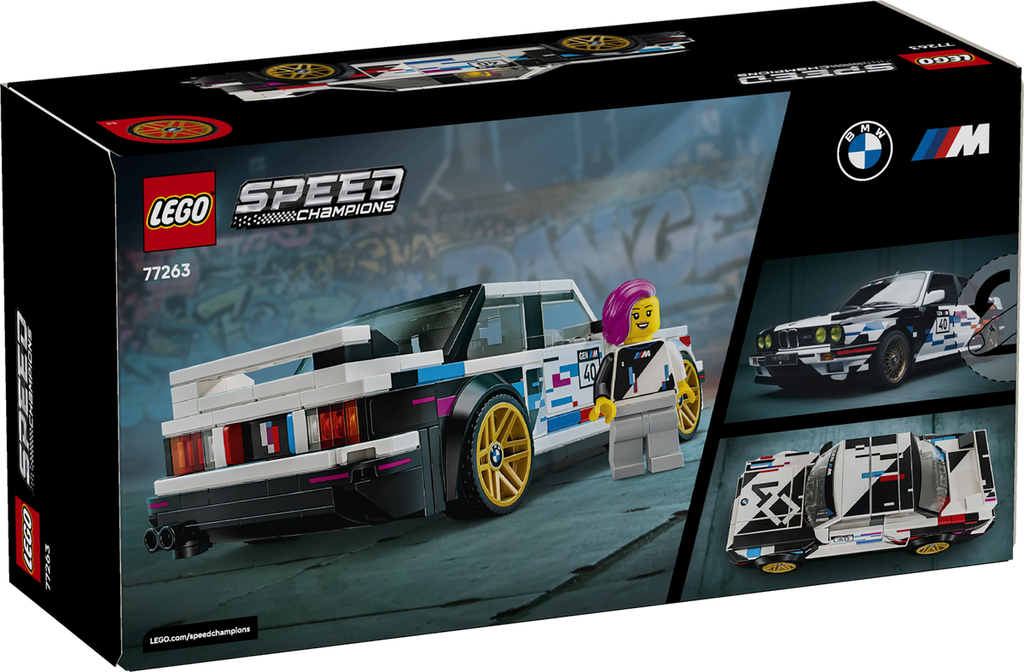 Lego Speed Champions Bmw M3 (E30) Toy Car Kit 77263