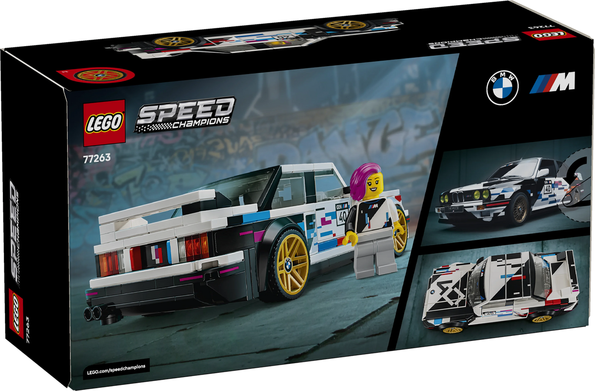 Lego Speed Champions Bmw M3 (E30) Toy Car Kit 77263