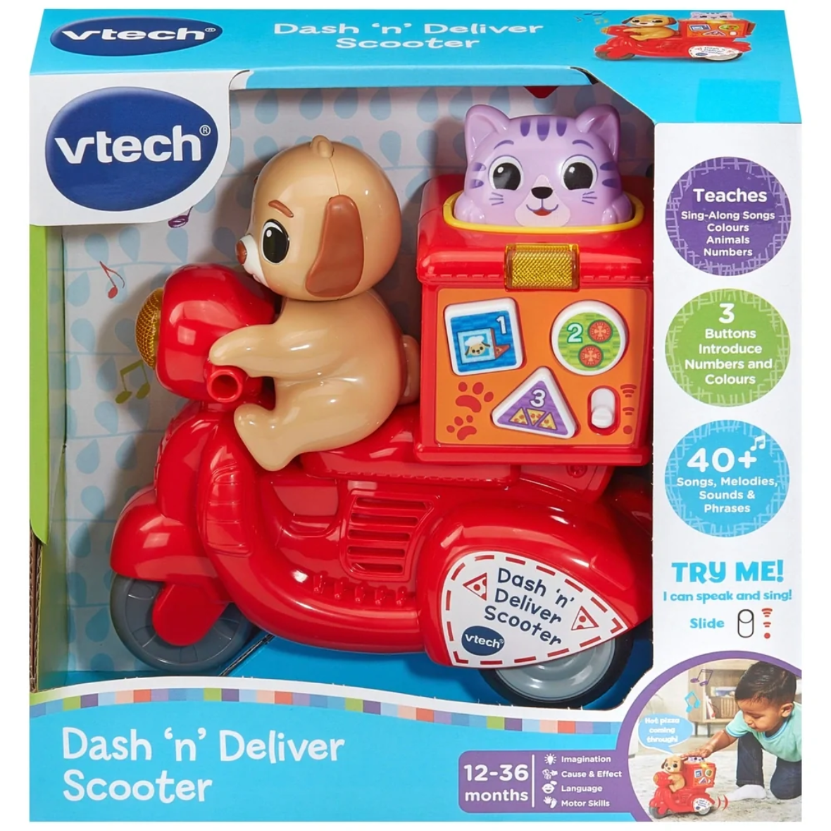 Vtech Dash N Deliver Scooter