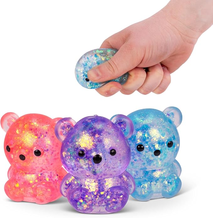 Scrunchems Sugar Squishy Bears 3Pk