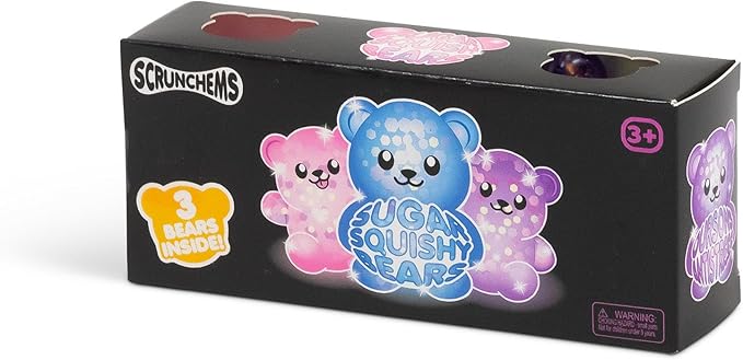 Scrunchems Sugar Squishy Bears 3Pk