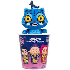 Netflix KPop Demon Hunters Plush Mini Rameyon Cup Blind Box Assortment 10cm