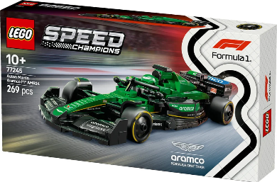 Lego Speed Champions Aston Martin Aramco Formula 1 Amr24 Race Car 77245