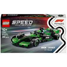 The LEGO® Speed Champions Aston Martin Aramco F1® AMR24 Race Car (77245) vehicle