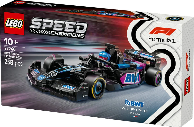 Lego Speed Champions Bwt Alpine Formula 1 Team A524 Race Car 77248