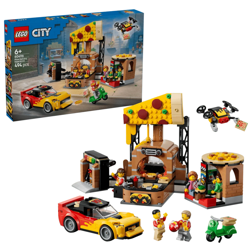 Lego City 60496 Pizza Delivery Experience