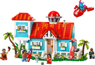 Lego Disney Lilo And Stitch Beach House Set 43268
