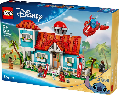Lego Disney Lilo And Stitch Beach House Set 43268