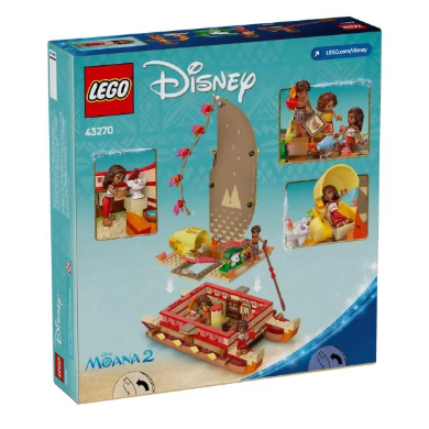 LEGO Disney 43270 Moana’s Adventure Canoe