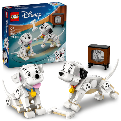 Lego Disney Lucky & Penny 101 Dalmatians Puppies Building Toy 43271