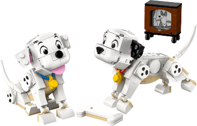 Lego Disney Lucky & Penny 101 Dalmatians Puppies Building Toy 43271