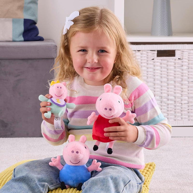 Peppa Pig Peppa George & Evie 3 Pack Soft Toys