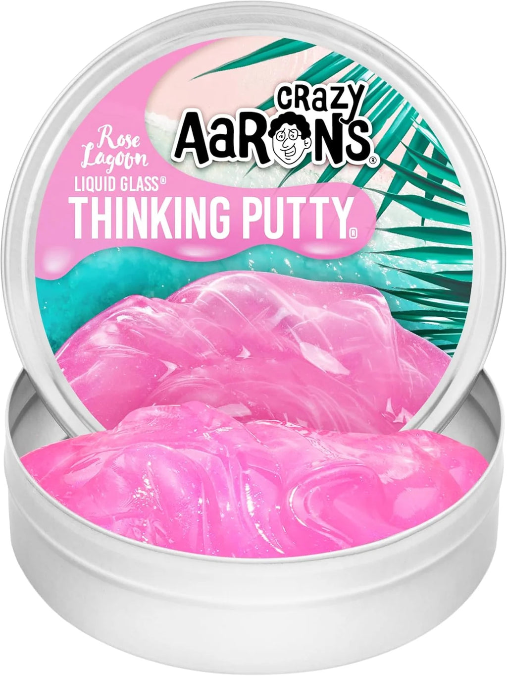 Crazy Aaron’s Liquid Colour Rose lagoon Thinking Putty