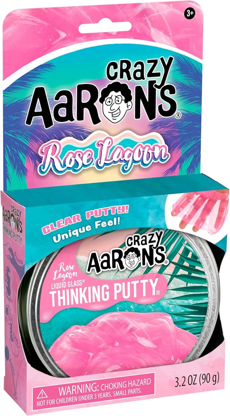 Crazy Aaron’s Liquid Colour Rose lagoon Thinking Putty