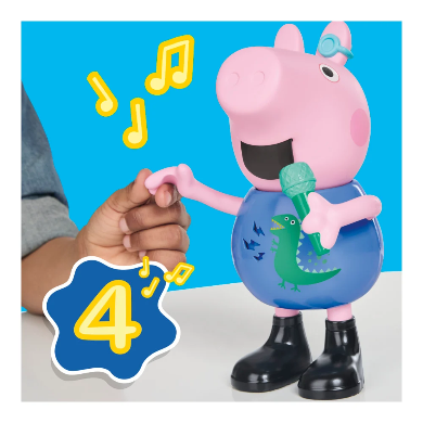 Peppa Pig Joke & Sing George 8-Inch Figure
