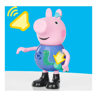 Peppa Pig Joke & Sing George 8-Inch Figure
