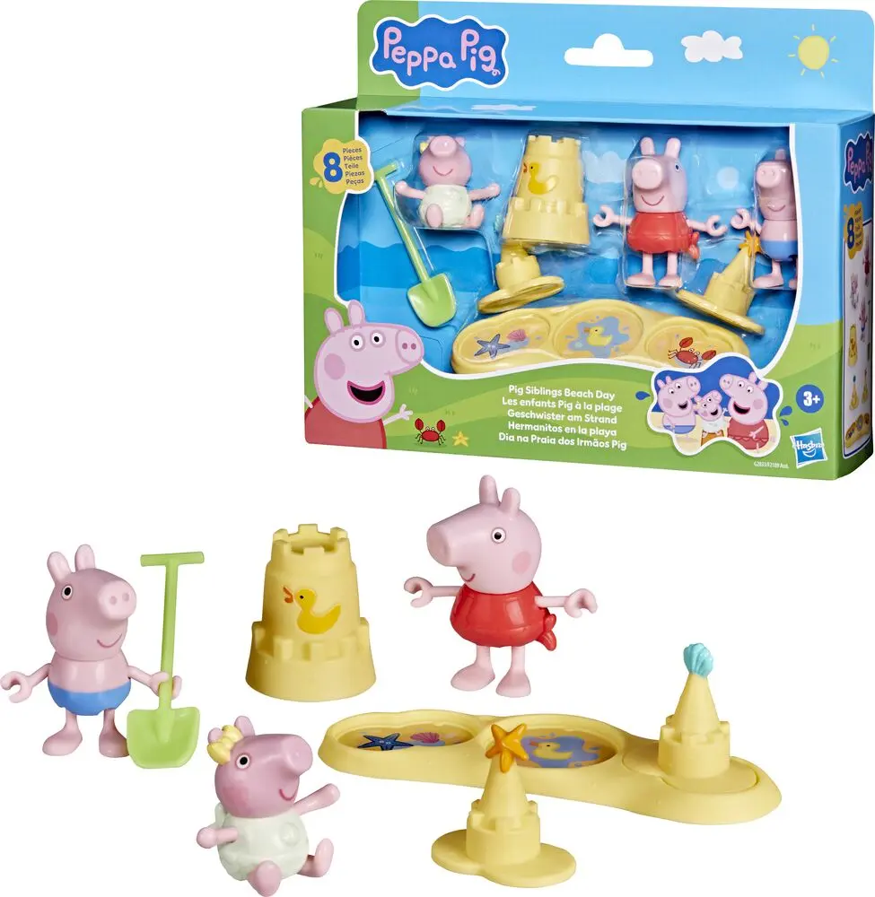 Peppa Pig Siblings Beach Day