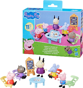 PEPPA PIG PEPPA'S PLAYGROUP FIGURE SET WITH ACCESSORIES