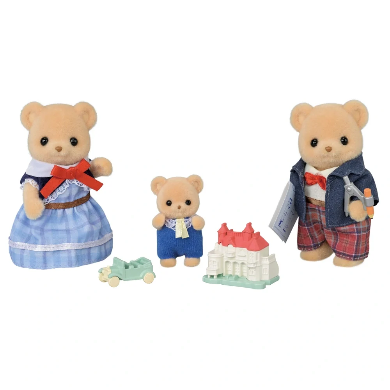 Sylvanian Families Biscuit Bear Family