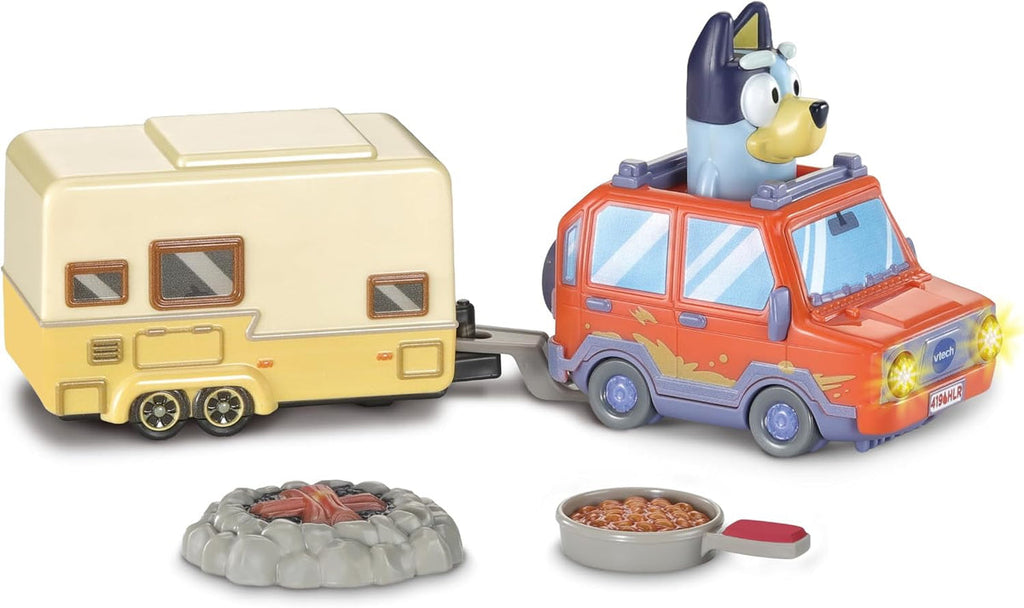 Vtech Bluey Toot-Toot Family Car & Caravan