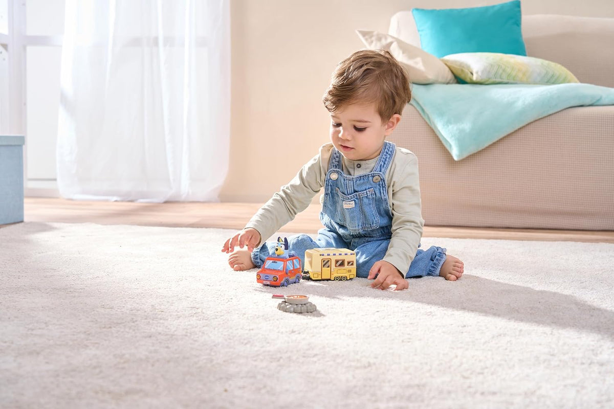 Vtech Bluey Toot-Toot Family Car & Caravan