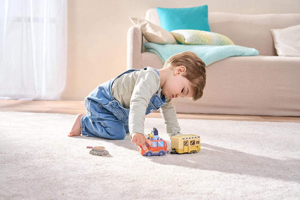 Vtech Bluey Toot-Toot Family Car & Caravan