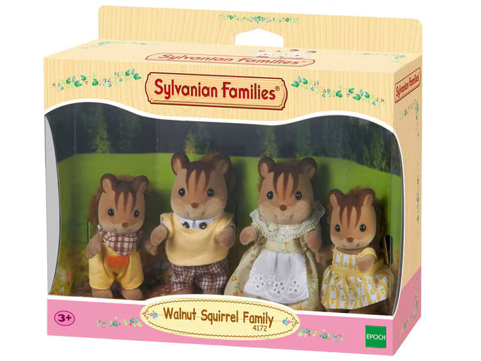 Sylvanian Families Walnut Squirrel Family