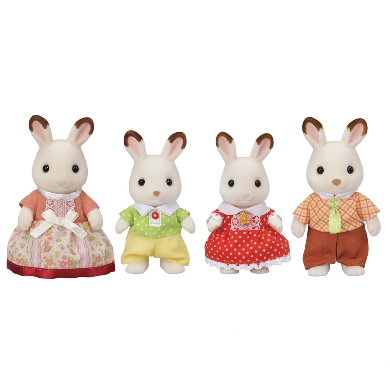 Sylvanian Families Choc Rabbit Family