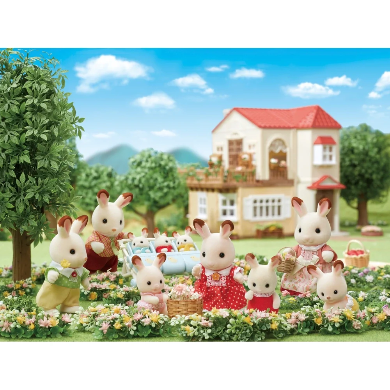 Sylvanian Families Choc Rabbit Family