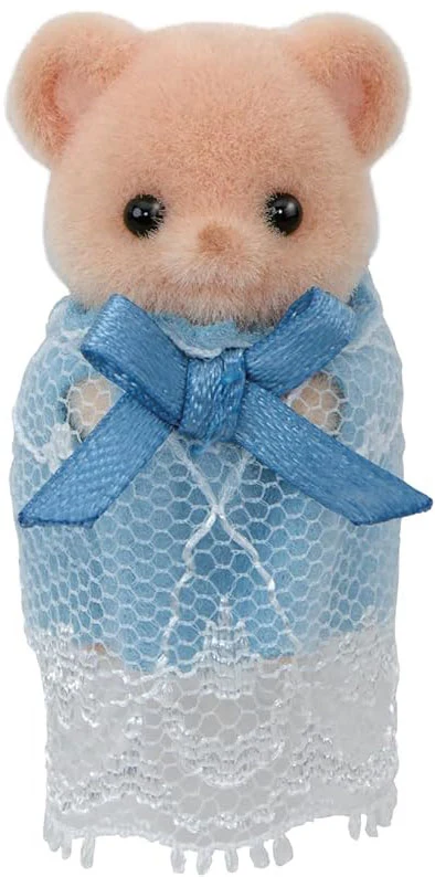 Sylvanian Families Biscuit Bear Sleepy Triplets