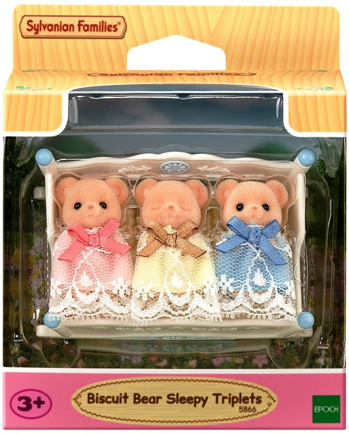 Sylvanian Families Biscuit Bear Sleepy Triplets