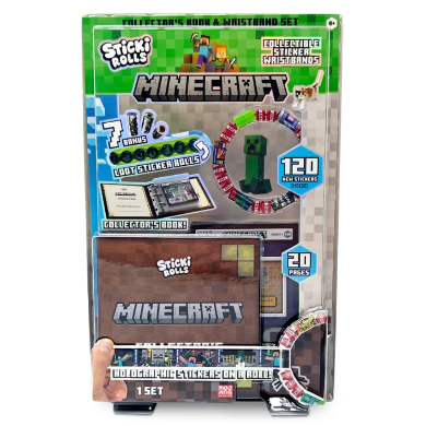Sticki Roll Minecraft Collectors Book