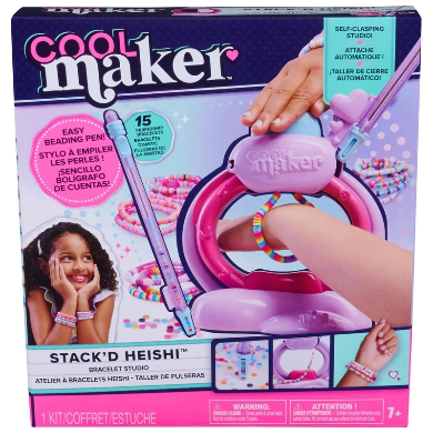 Cool Maker Stack'd Heishi Bracelet Studio Bracelet Making Kit