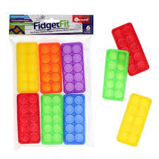 Fidget Fit Ten Frame Bubble Poppers