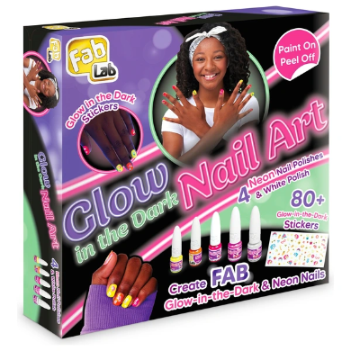 Fab Lab Glow In The Dark Nail Art