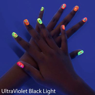 Fab Lab Glow In The Dark Nail Art