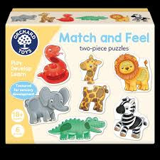 Orchard Toys Match And Feel Jungle Puzzles