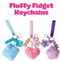 Fluffy Fidget Keychain