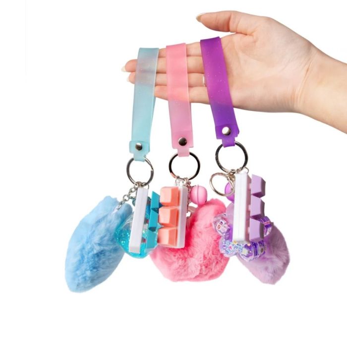 Fluffy Fidget Keychain