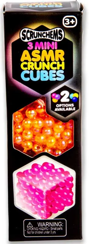 Scrunchems ASMR 3 Mini Crunch Cubes