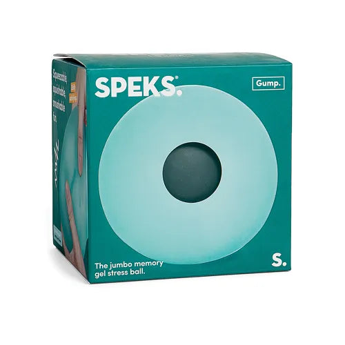 Speks Gump Jumbo Memory Gel Stress Ball 9cm - Moon Jelly