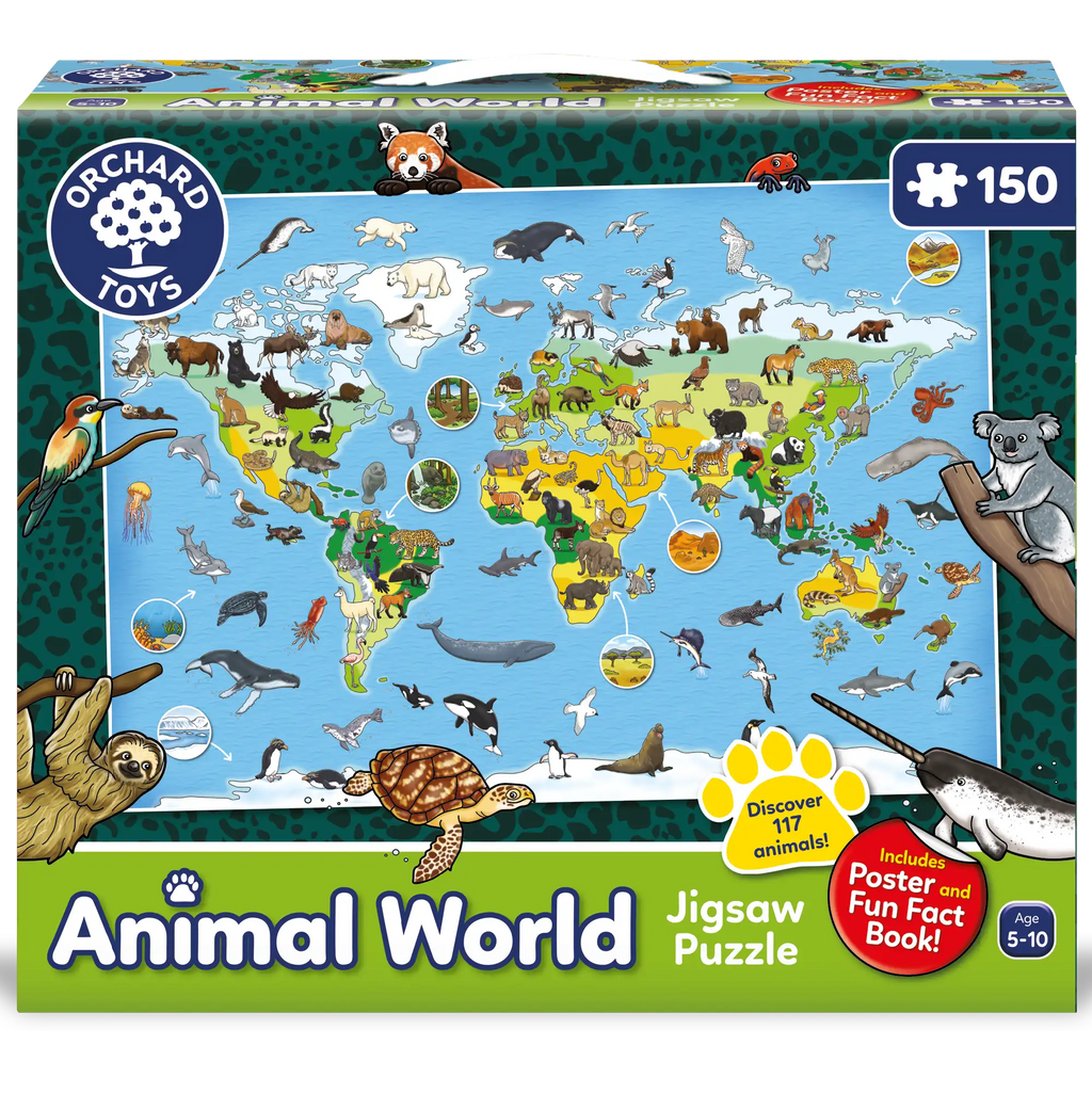 Orchard Toys Animal World Jigsaw