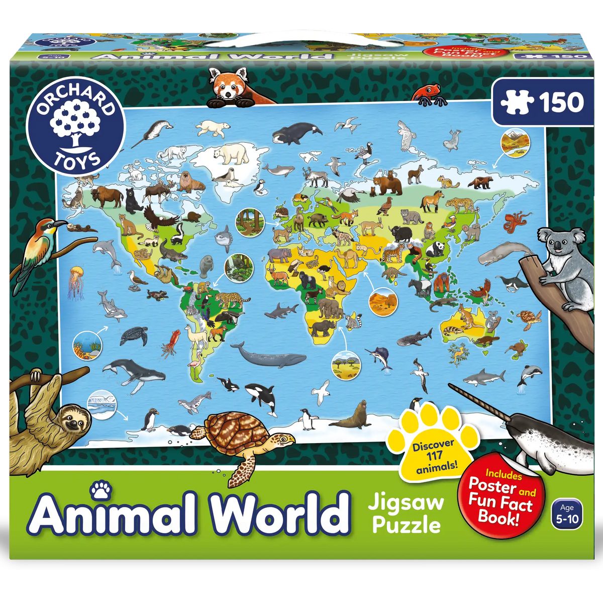 Orchard Toys Animal World Jigsaw