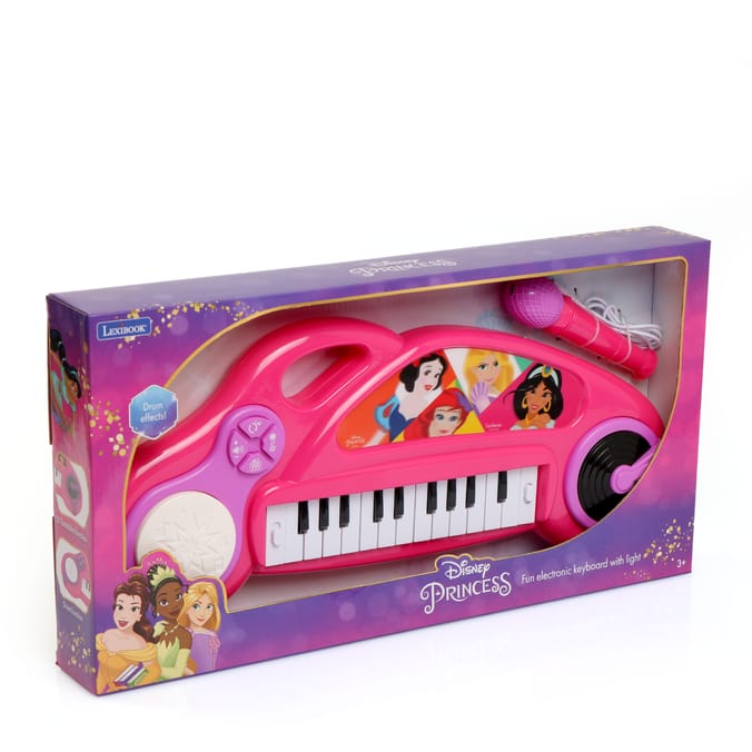 LexiBook Disney Princess Muscial Electronic Keyboard With Lights