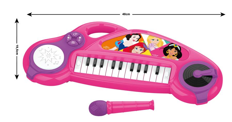 LexiBook Disney Princess Muscial Electronic Keyboard With Lights