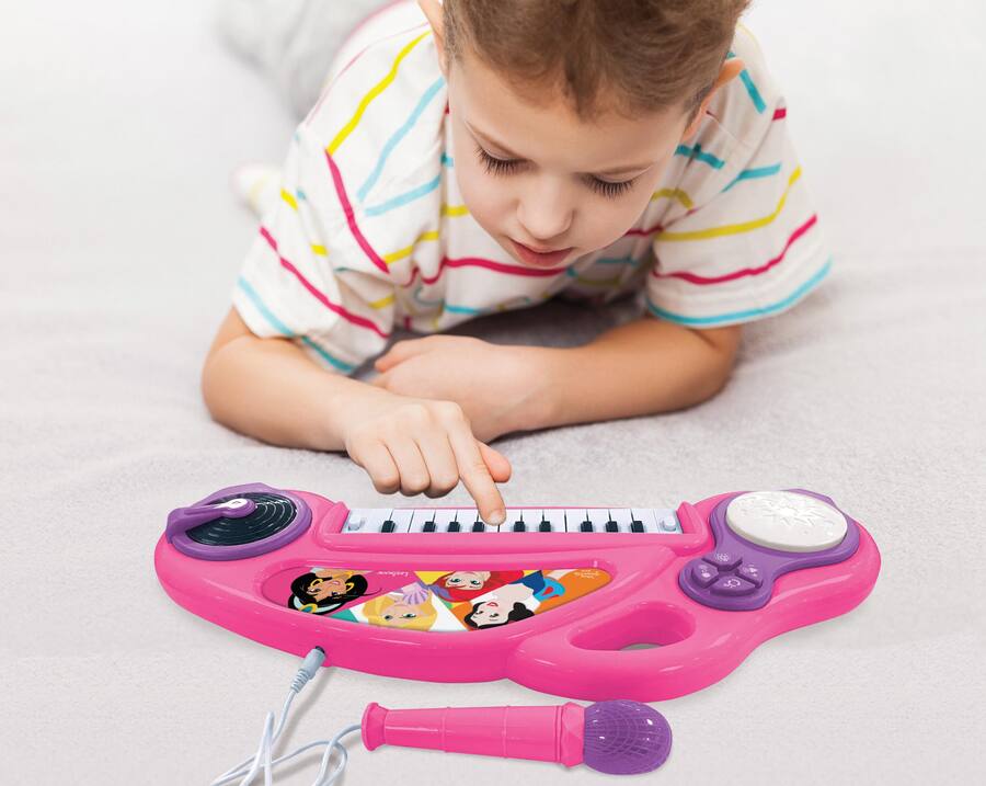 LexiBook Disney Princess Muscial Electronic Keyboard With Lights